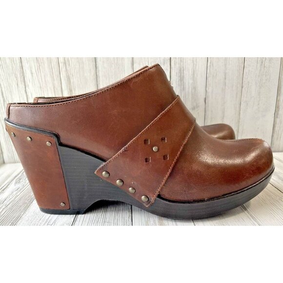 Dansko Womens 37 EU 6.5 US Raina Distressed Brown Leather Bohemian casual/dress. - Picture 5 of 9